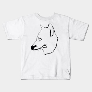 Wolf ( Black Edition ) Kids T-Shirt